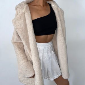 Brandy Melville Faux fur coat, vintage 💞🤍